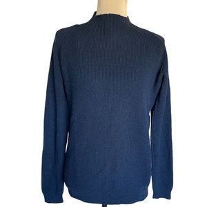 Gerard Darel Mock Neck Wool Sweater| Black | Sz 3, Small